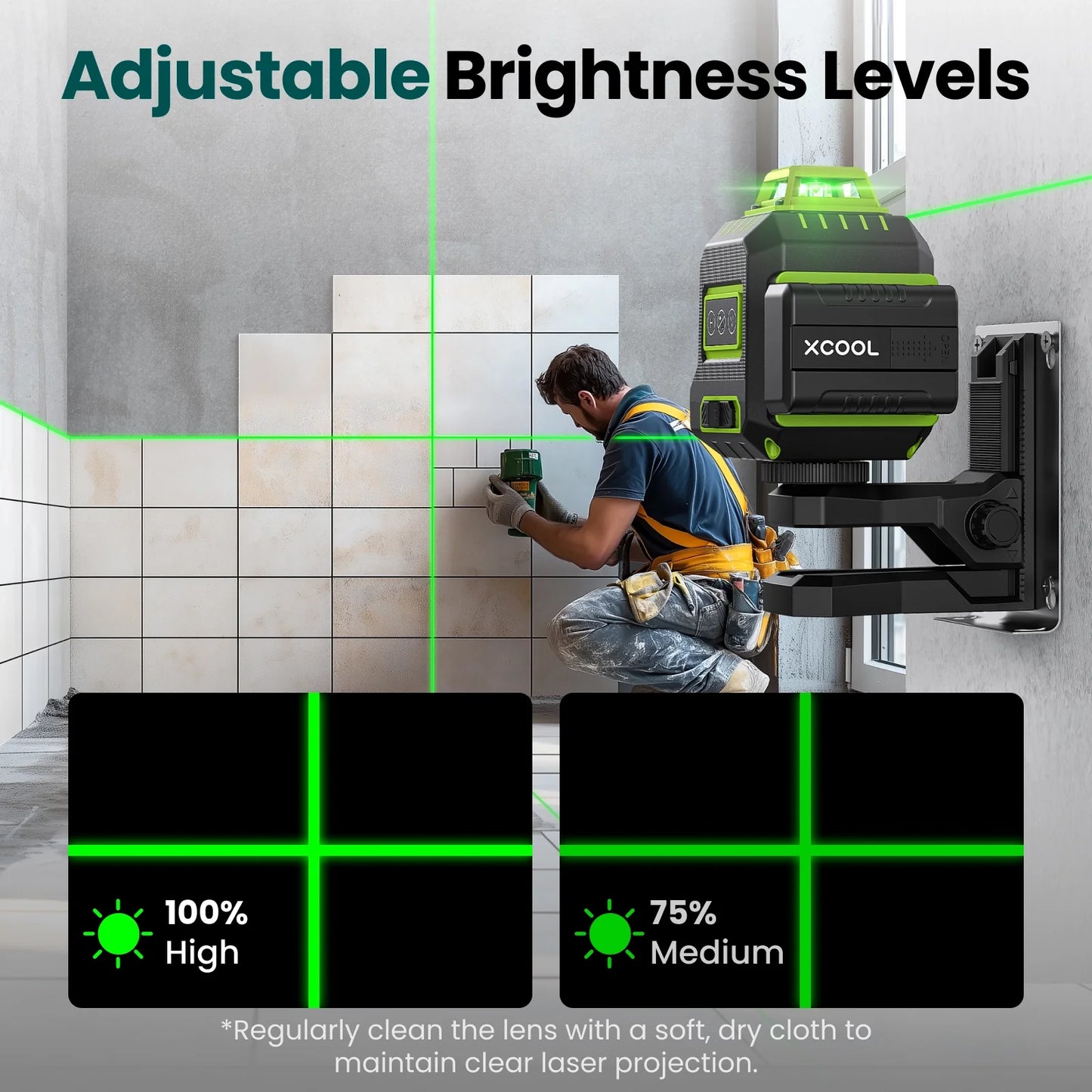 TrendEuroShop®Brillaser 360° Precision Self-Leveling Laser Level for Perfect Alignment