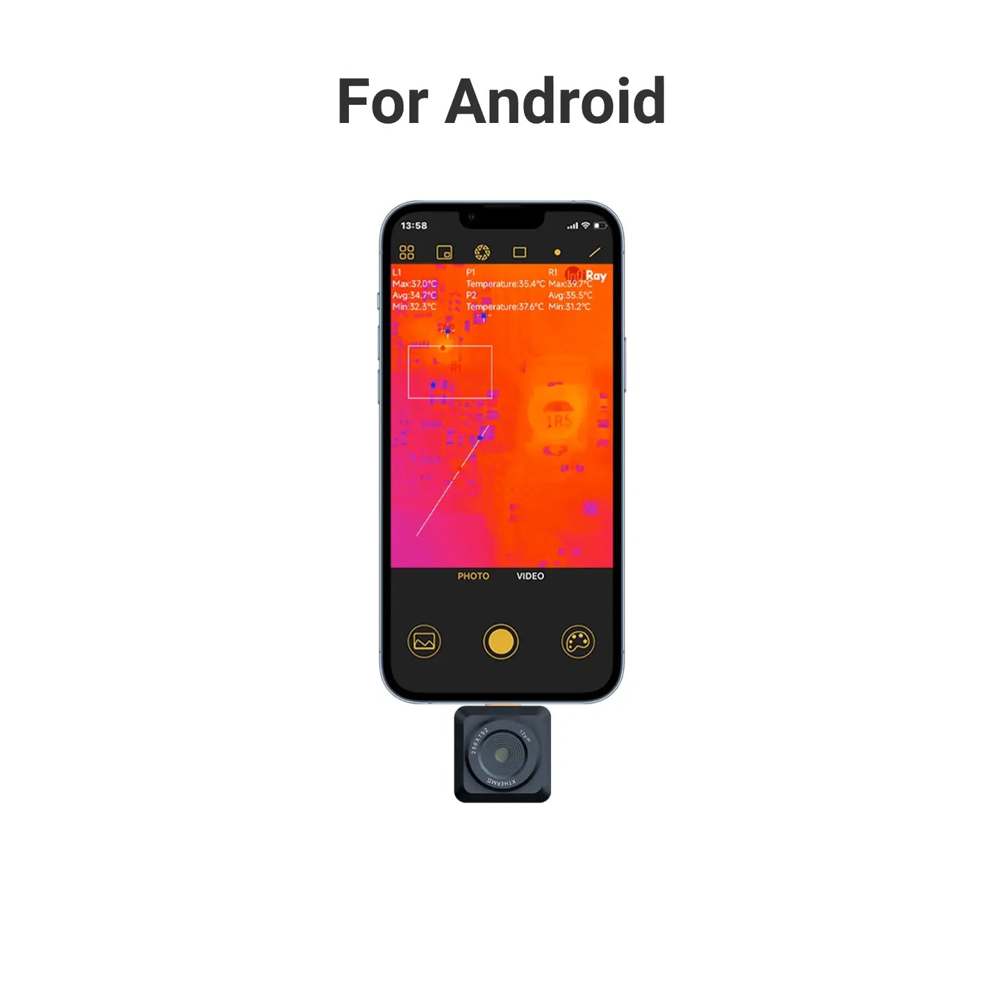 TrendEuroShop®Advanced Smartphone Thermal Imaging Camera for Superior Inspection & Maintenance