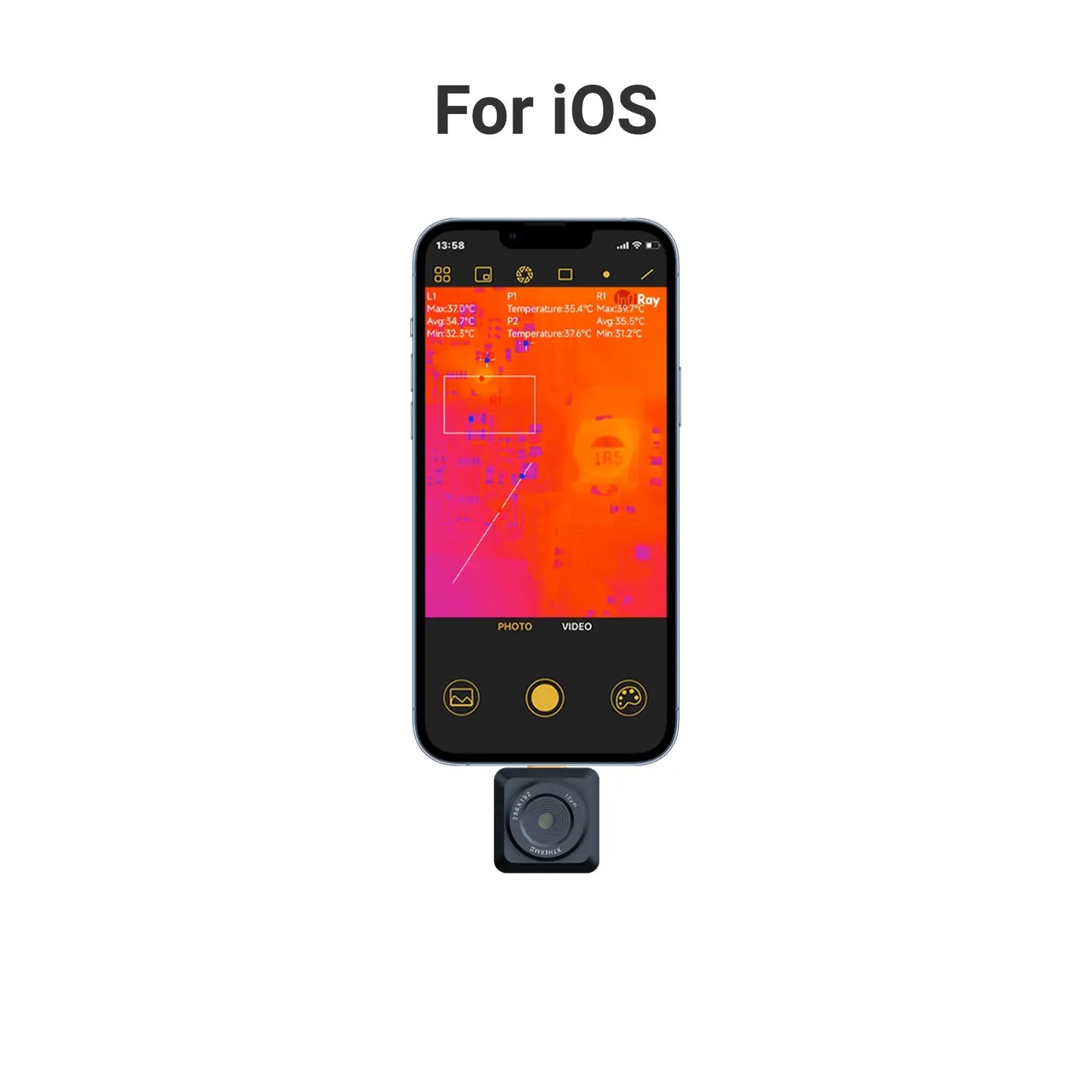 TrendEuroShop®Advanced Smartphone Thermal Imaging Camera for Superior Inspection & Maintenance